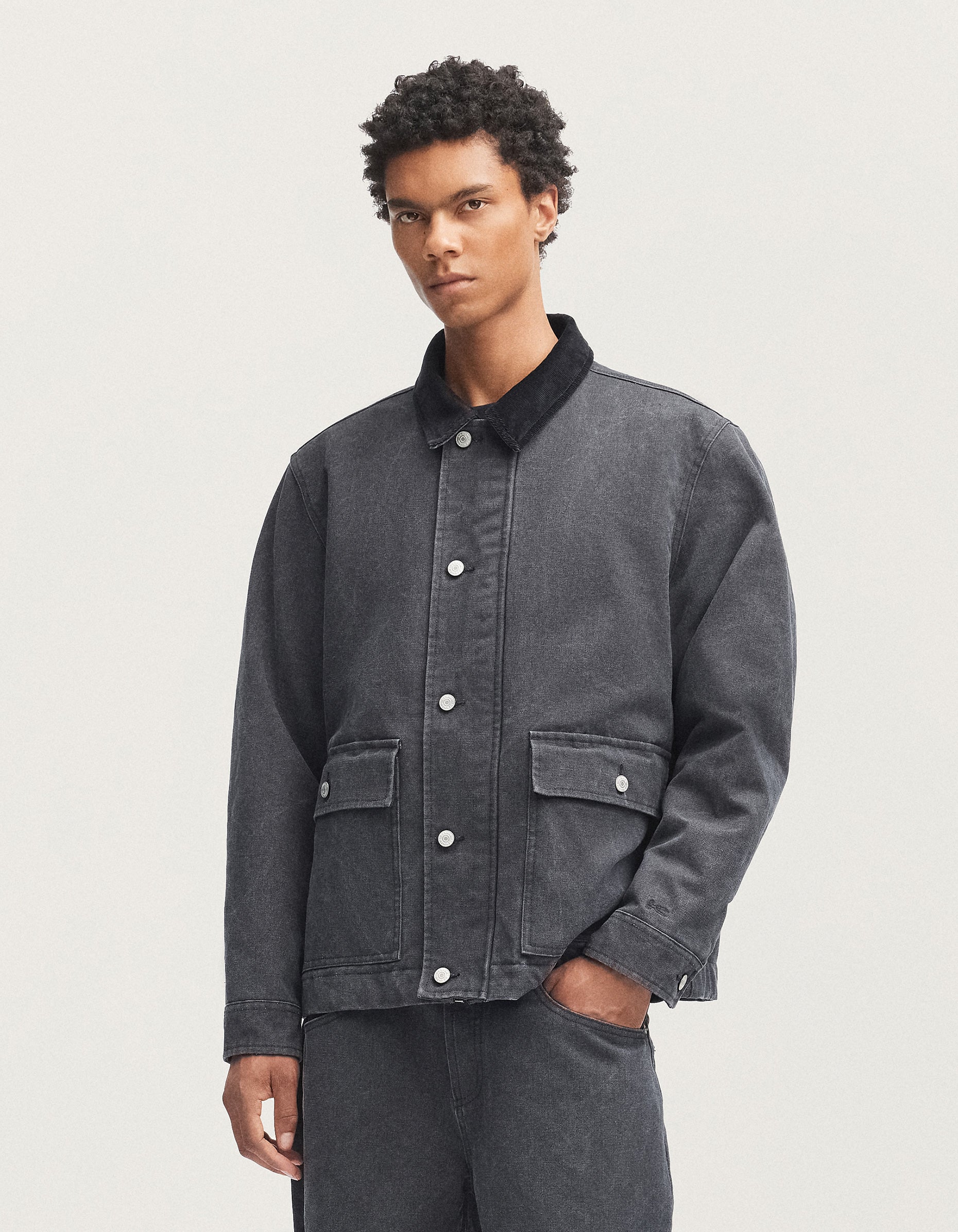 DENHAM】Liam Work Jacket HC – Blue Beach Denim
