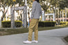 【Benzak Denim Developers】BC-04 RELAXED CHINO 8.5 oz. aged bronze brown sateen twill