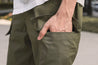【Universal Works】MW Cargo Short In Olive Fine Twill / 3x1輕磅斜紋 高支數精緻棉布 工裝短褲