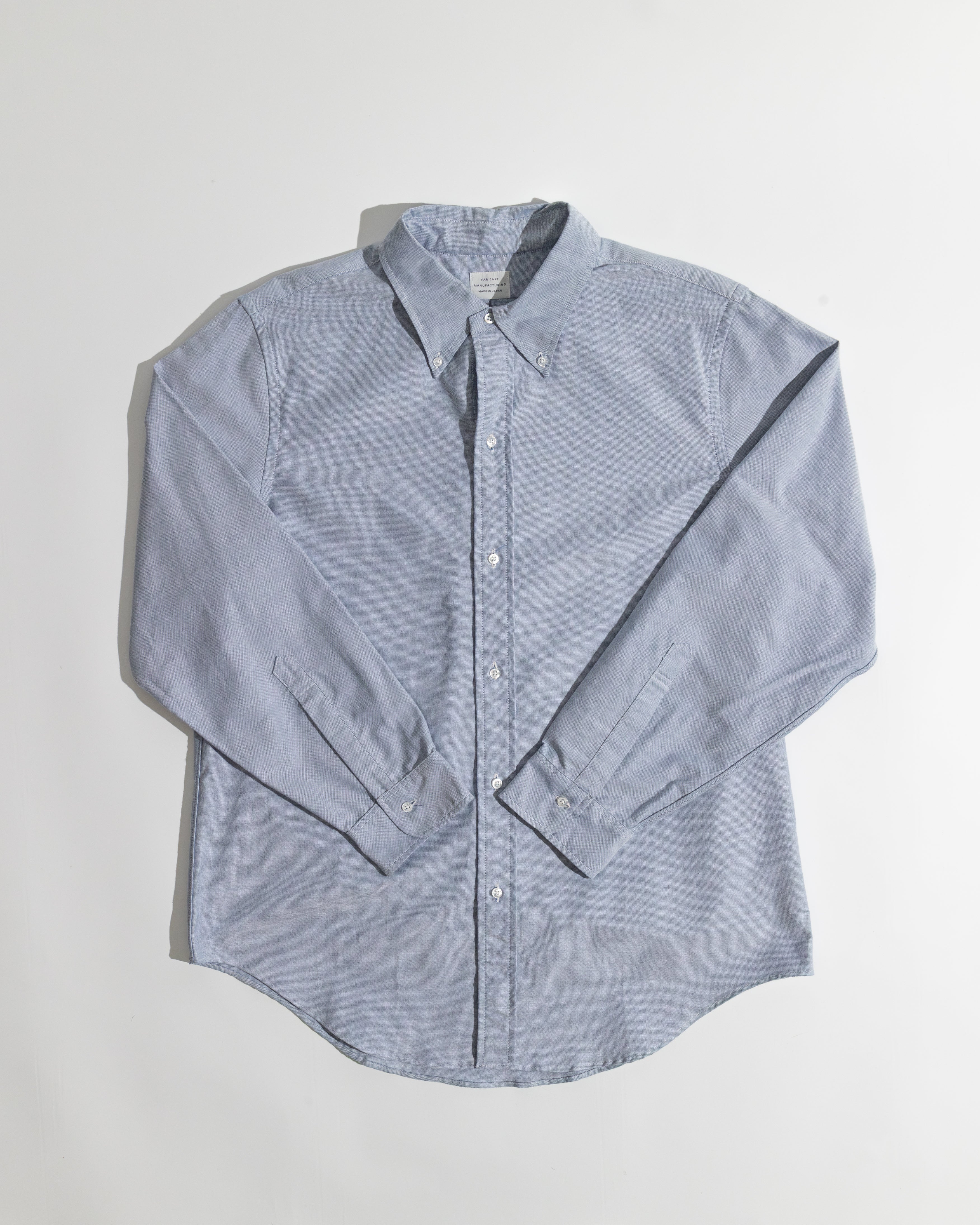 Far East Manufacturing】Supima Cotton Oxford Shirt Blue