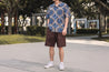 【Universal Works】Pleated Track Short In Chocolate Twill / 客製3x1斜紋棉布 緹花細節 寬鬆短褲