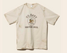 【Flea-T】US Navy Hand Distressed Vintage Tshirt White 