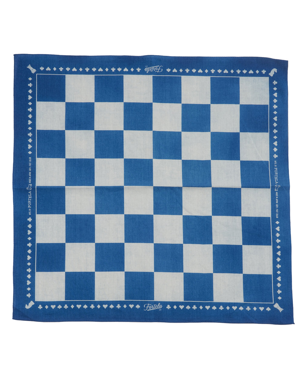 【Fortela】BANDANA CHESS INDIGO