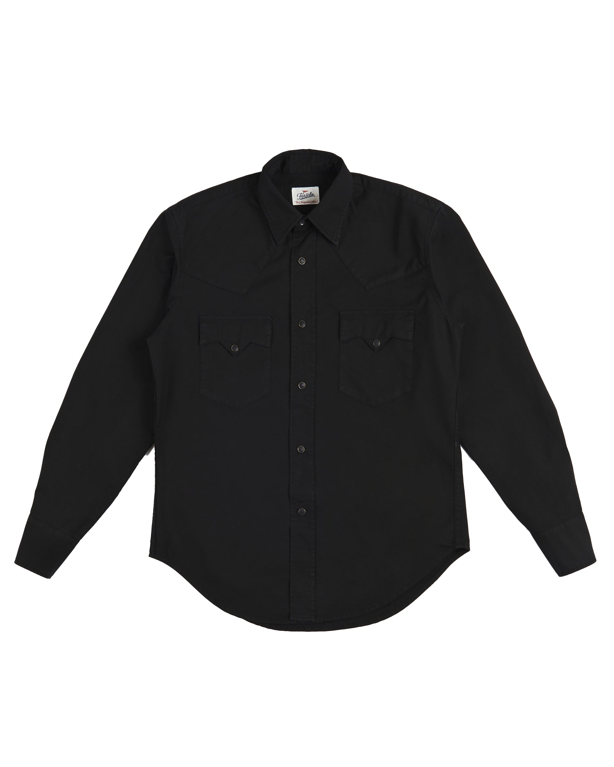Fortela】KAYACE Western Shirt Black – Blue Beach Denim