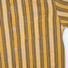 【Freenote】Hawaiian Gold Stripe Short Sleeve Shirt／復古芥末色條紋 日本麻料 夏威夷襯衫