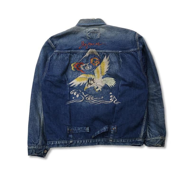 Fullcount】2016-2107E Souvenir Embroidery Type 1 Denim Jacket HW