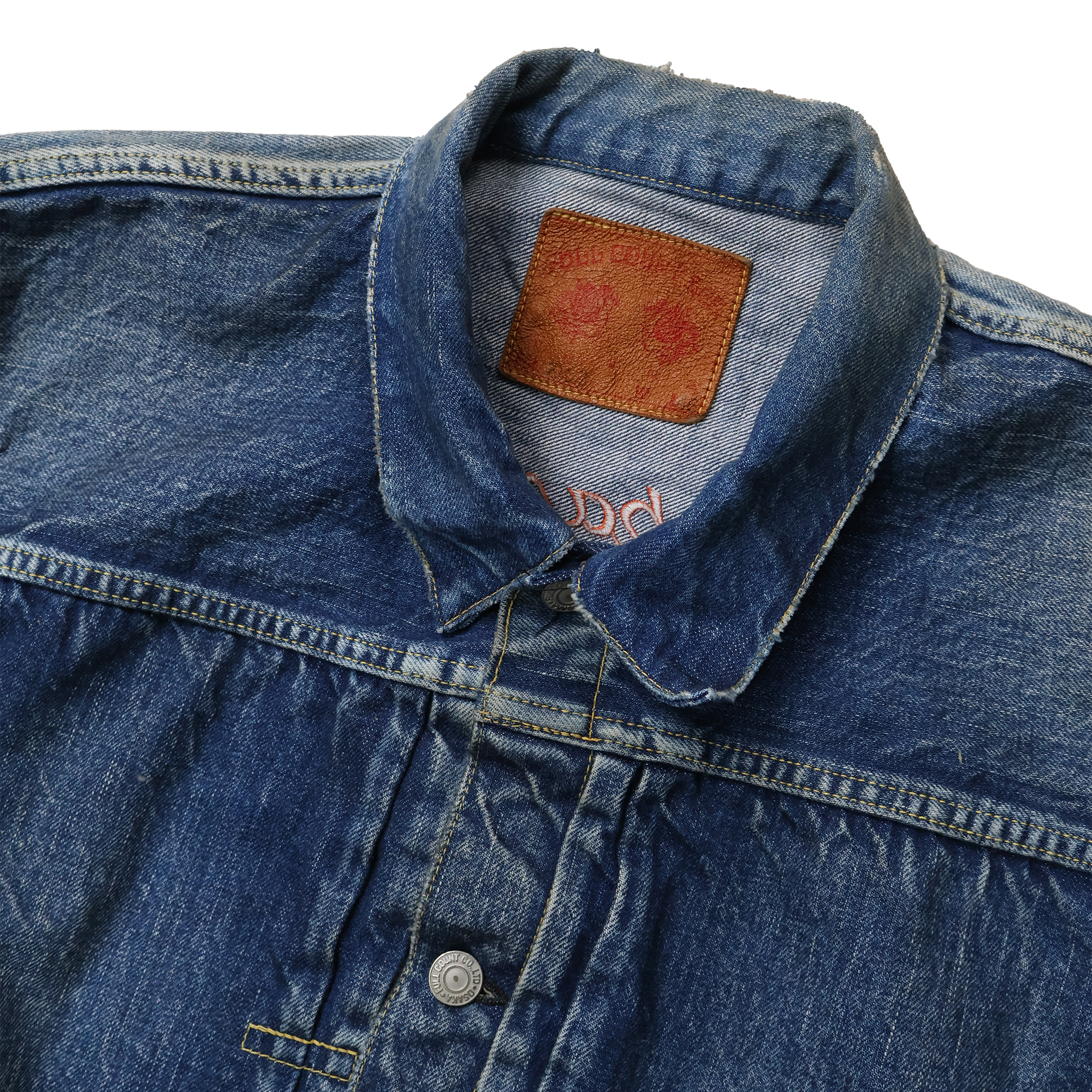 Fullcount】2016-2107E Souvenir Embroidery Type 1 Denim Jacket HW
