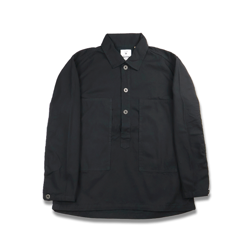 Fullcount】4097-1 US Army Black Black Denim Pullover Shirt – Blue
