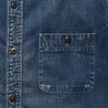 【Fullcount】4890HW-19 Zimbabwe Denim Work Shirt Heavy Worn Wash