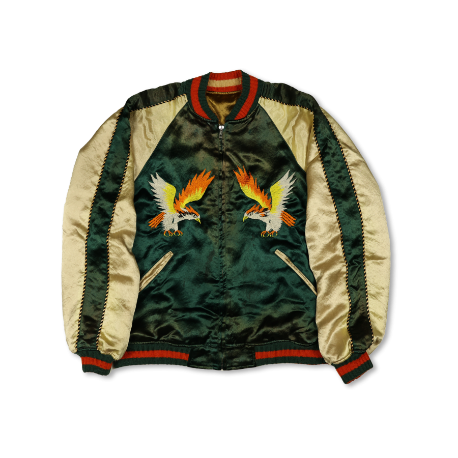 Fullcount 2094HW Aged Skajan Hawk Dragon Green Ecru
