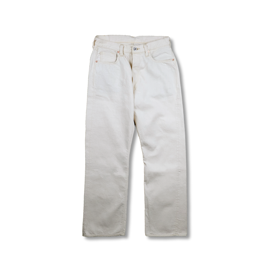 Fullcount S0105ECSSW WWII Model 11.5oz Ecru Denim Wide Straight Jeans