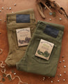 【Naked & Famous】Raw Cotton Canvas Brown 