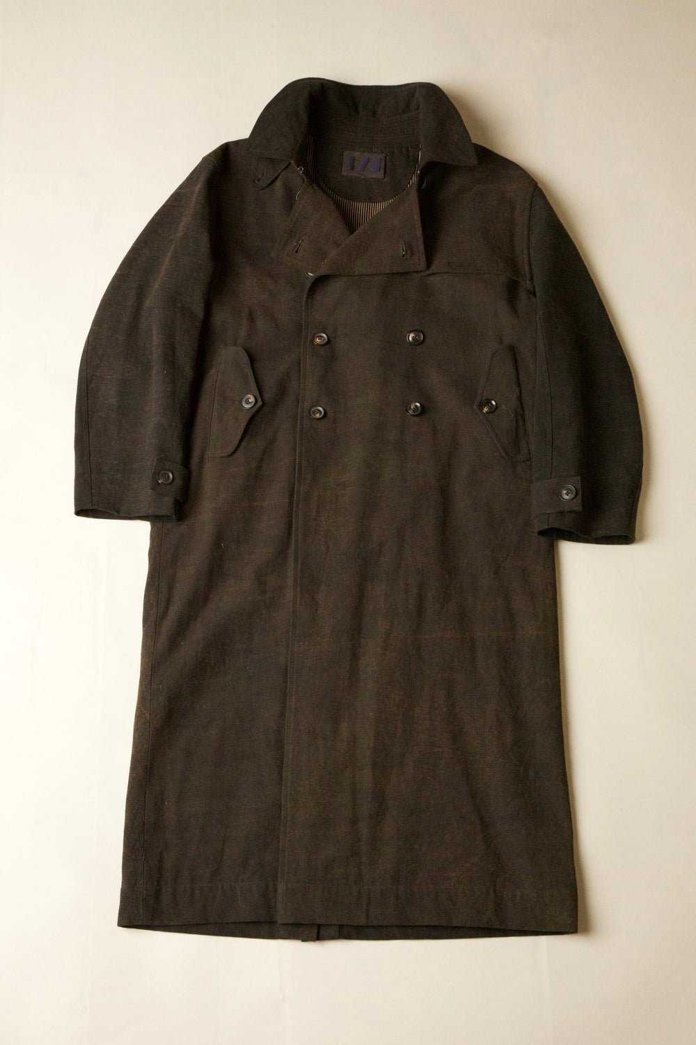 INDI+ASH DUSTER TRENCH COAT - Organic Cotton Enzyme Canvas - Iron