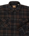 【Indigofera】Bryson Shirt Flannel Check Black/Brown
