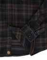 【Indigofera】Bryson Shirt Flannel Check Black/Brown