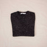 Inis Meáin Cashmere Light Crew Neck Charcoal Fleck