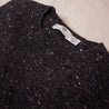 【Inis Meáin】Cashmere Light Crew Neck Charcoal Fleck 輕磅喀什米爾混紡圓領毛衣炭黑色