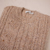 【Inis Meáin】Ridges Aran Sweater Tan 喀什米爾阿蘭毛衣麥稈色