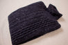 【Inis Meáin】Ridges Aran Turtle Neck Charcoal Fleck 高領半織紋阿蘭毛衣炭黑色