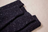 【Inis Meáin】Ridges Aran Turtle Neck Charcoal Fleck 高領半織紋阿蘭毛衣炭黑色