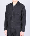 【Japan Blue Jeans】Black Sashiko Type 2 Jacket 黑染刺子二代牛仔外套