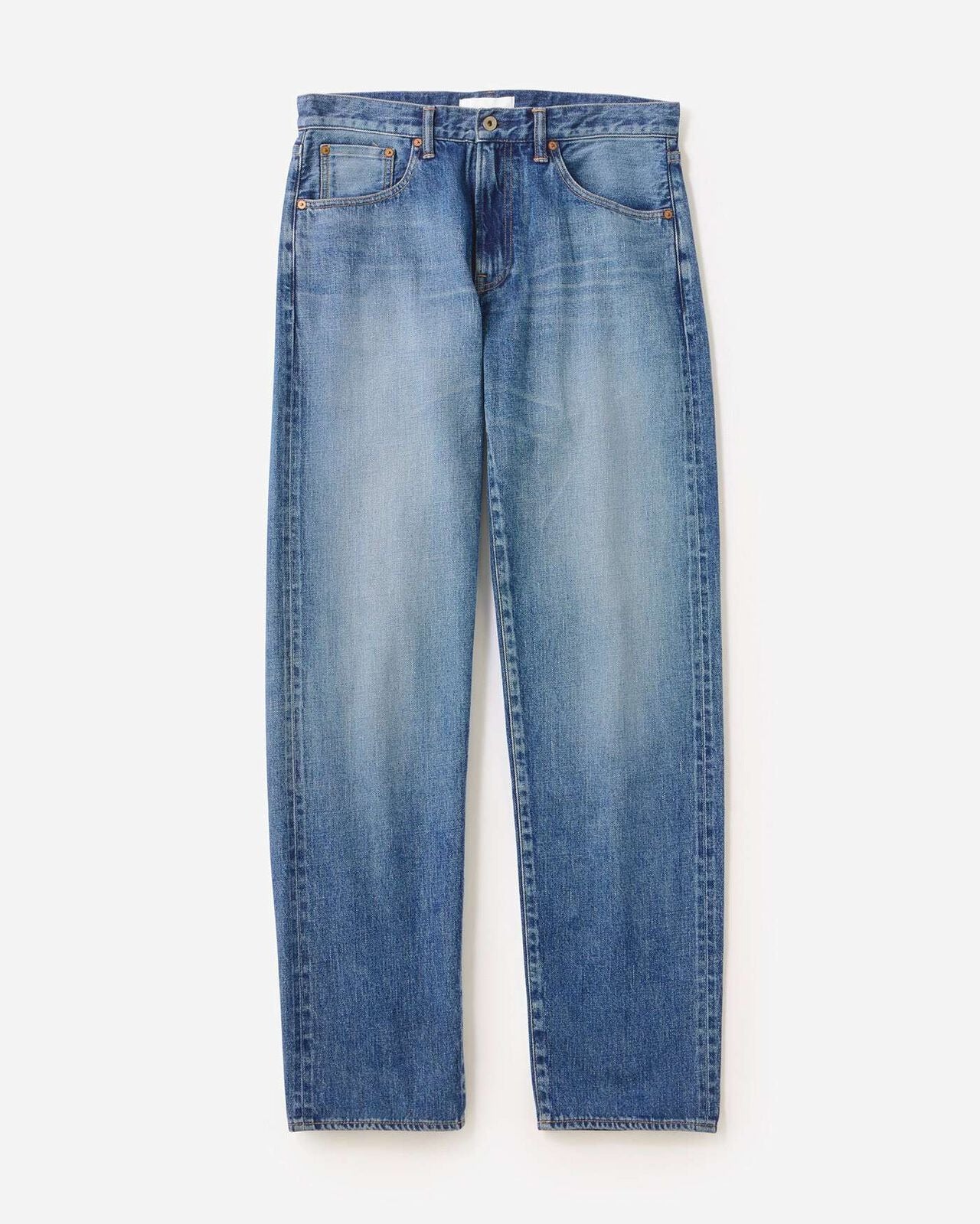 Japan Blue Jeans】12oz Medium Indigo Used Wash Selvedge Straight