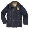 【MISTER FREEDOM】PEACOAT OKINAWA DENIM 甘蔗纖維混紡原色丹寧海軍大衣