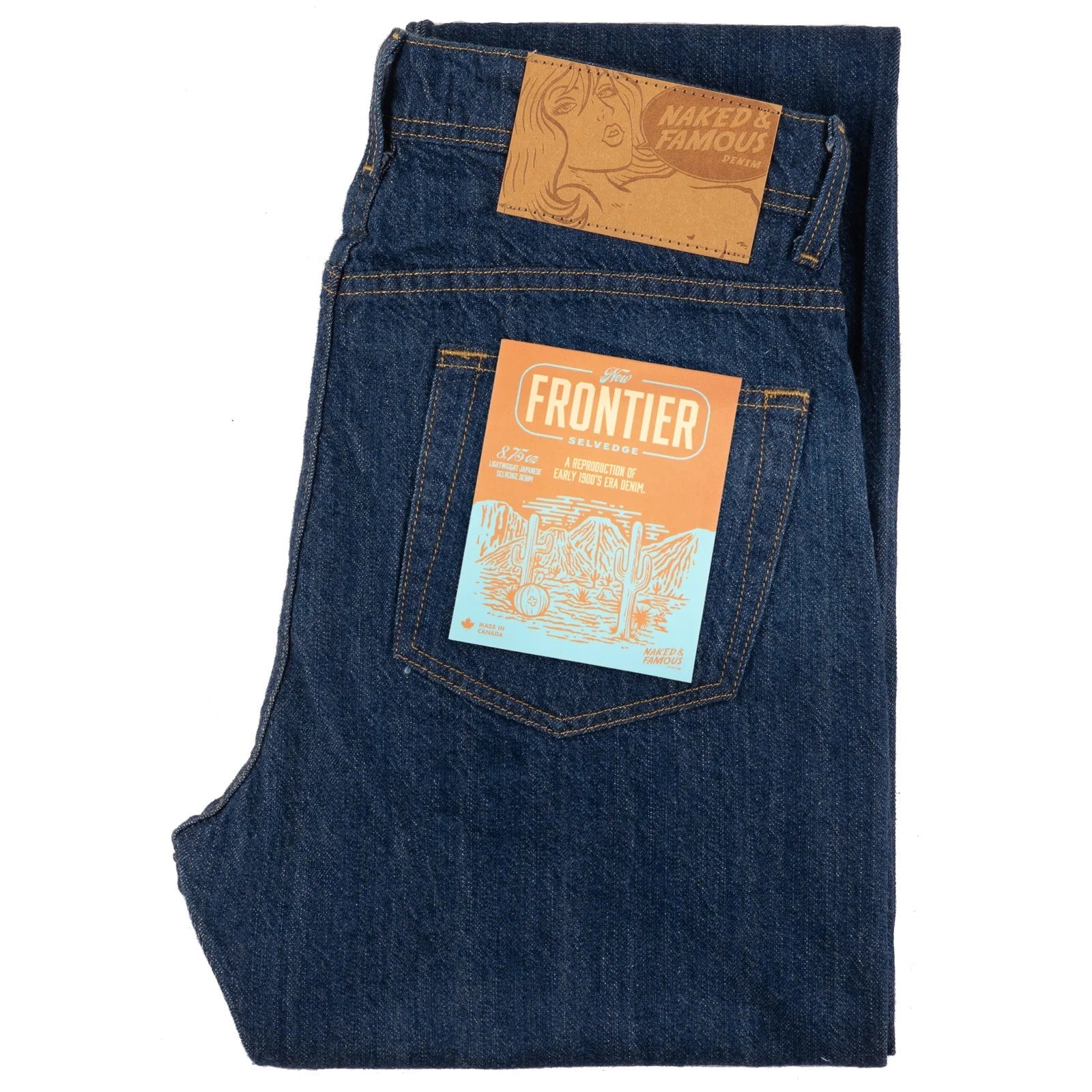 Naked & Famous】 New Frontier Selvedge 8.75oz – Blue Beach Denim Naked & Famous】 New Frontier Selvedge 8.75oz – Blue Beach Denim