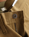 【Naked & Famous】Raw Cotton Canvas Brown 
