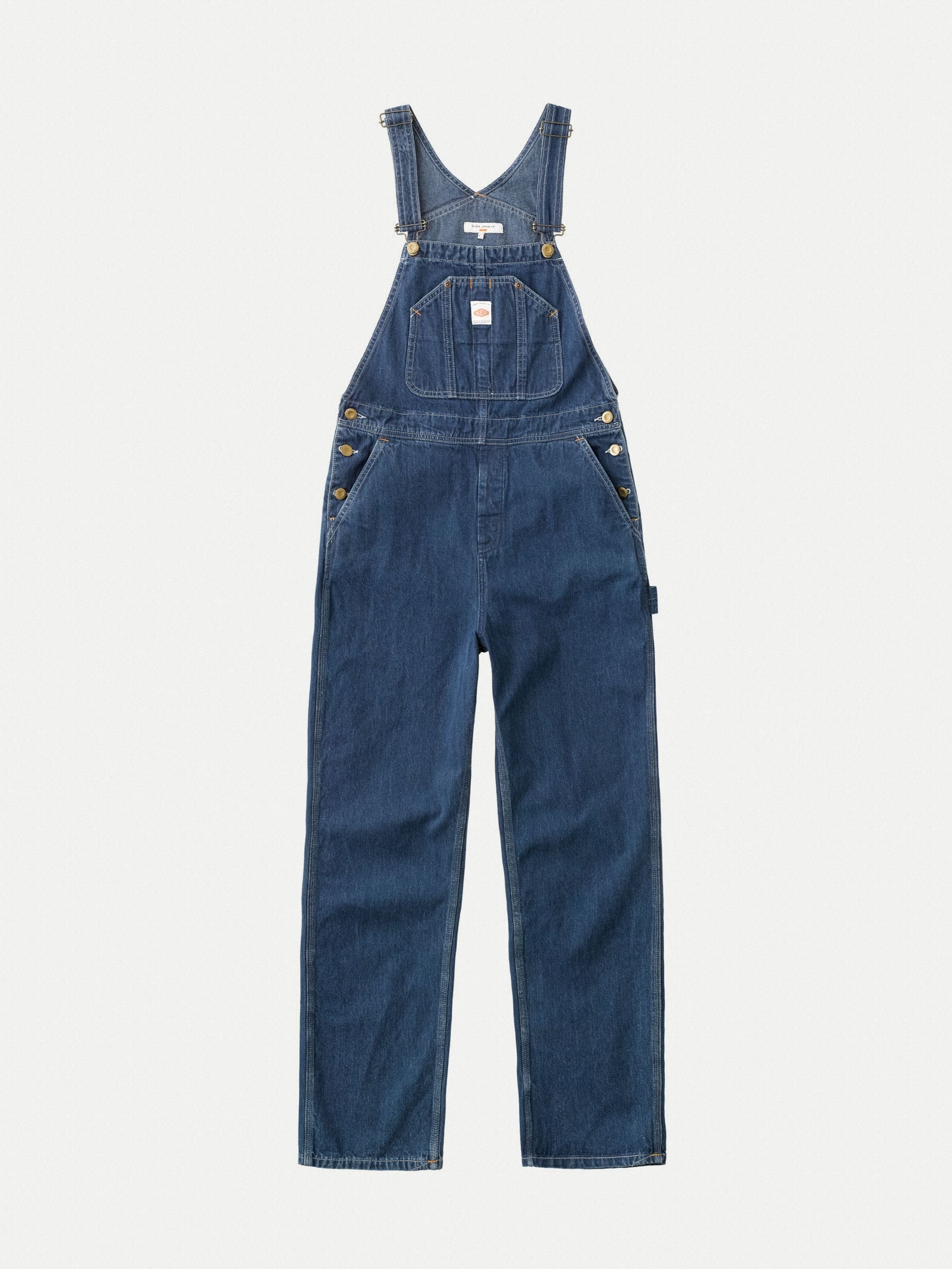 Nudie Jeans】Astrid Denim Dungarees UD – Blue Beach Denim