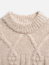 【Nudie Jeans】Elsa Cable Knit Oat 女版螺紋麻花毛衣