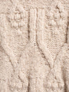 【Nudie Jeans】Elsa Cable Knit Oat 女版螺紋麻花毛衣