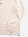 【Nudie Jeans】Long Sleeve Henley Ecru 