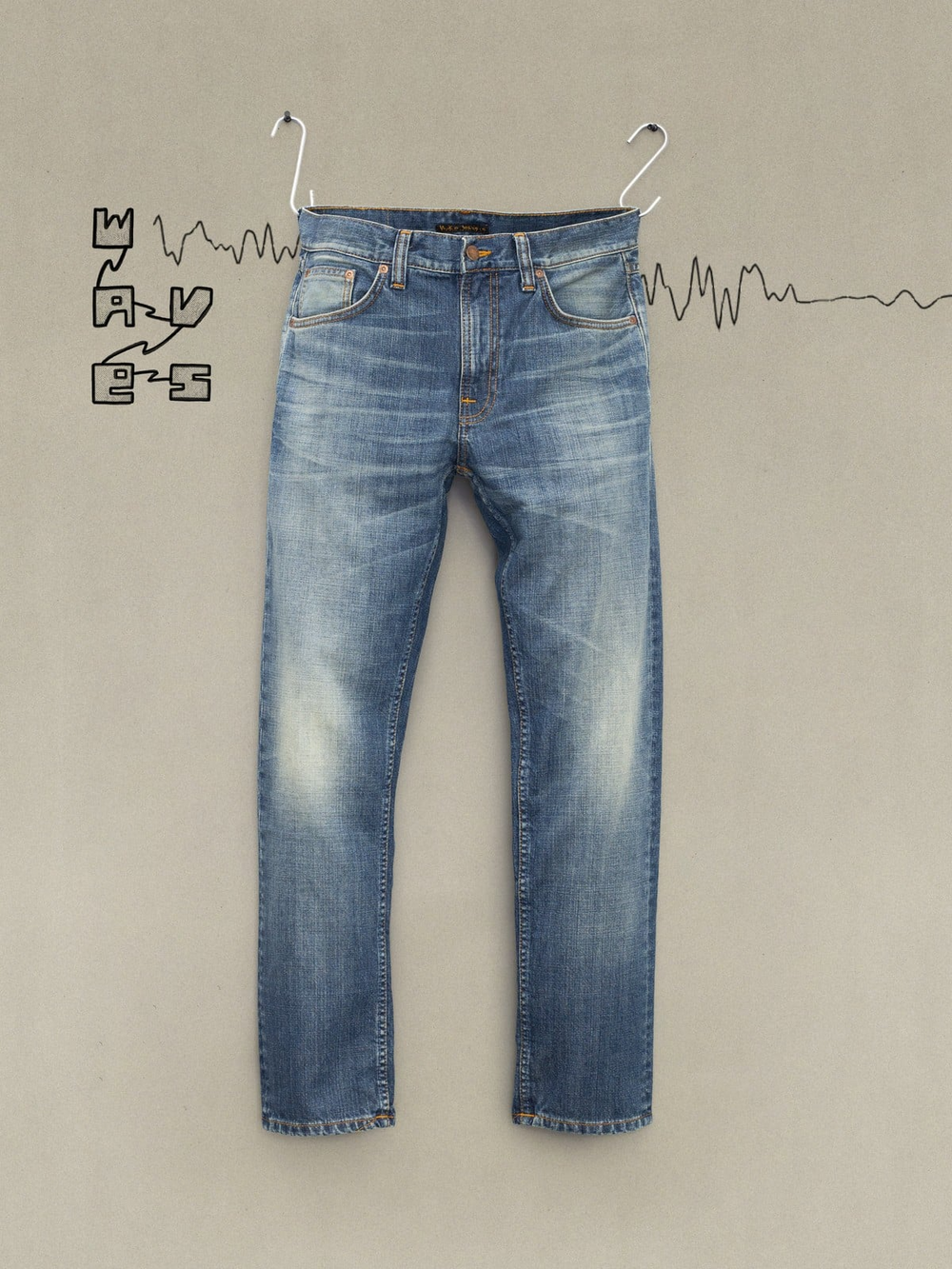 Nudie Jeans Gritty Jackson Tidal Waves