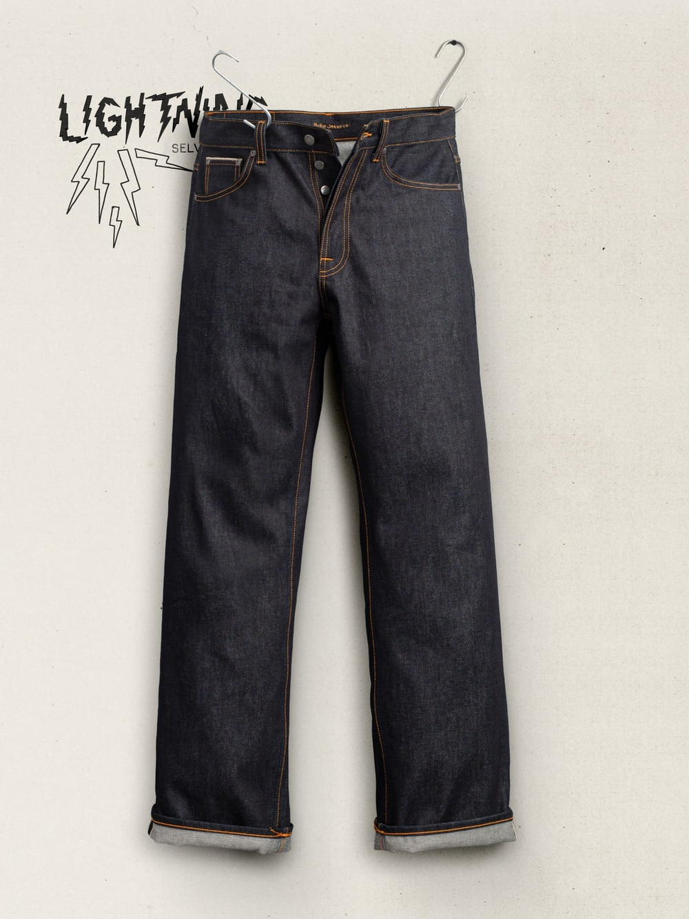 Nudie Jeans Loud Larry Lightning Selv