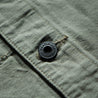 【ONI DENIM】03500-8GG Green Gray Betacham Coverall 復古綠布邊水手布工裝夾克