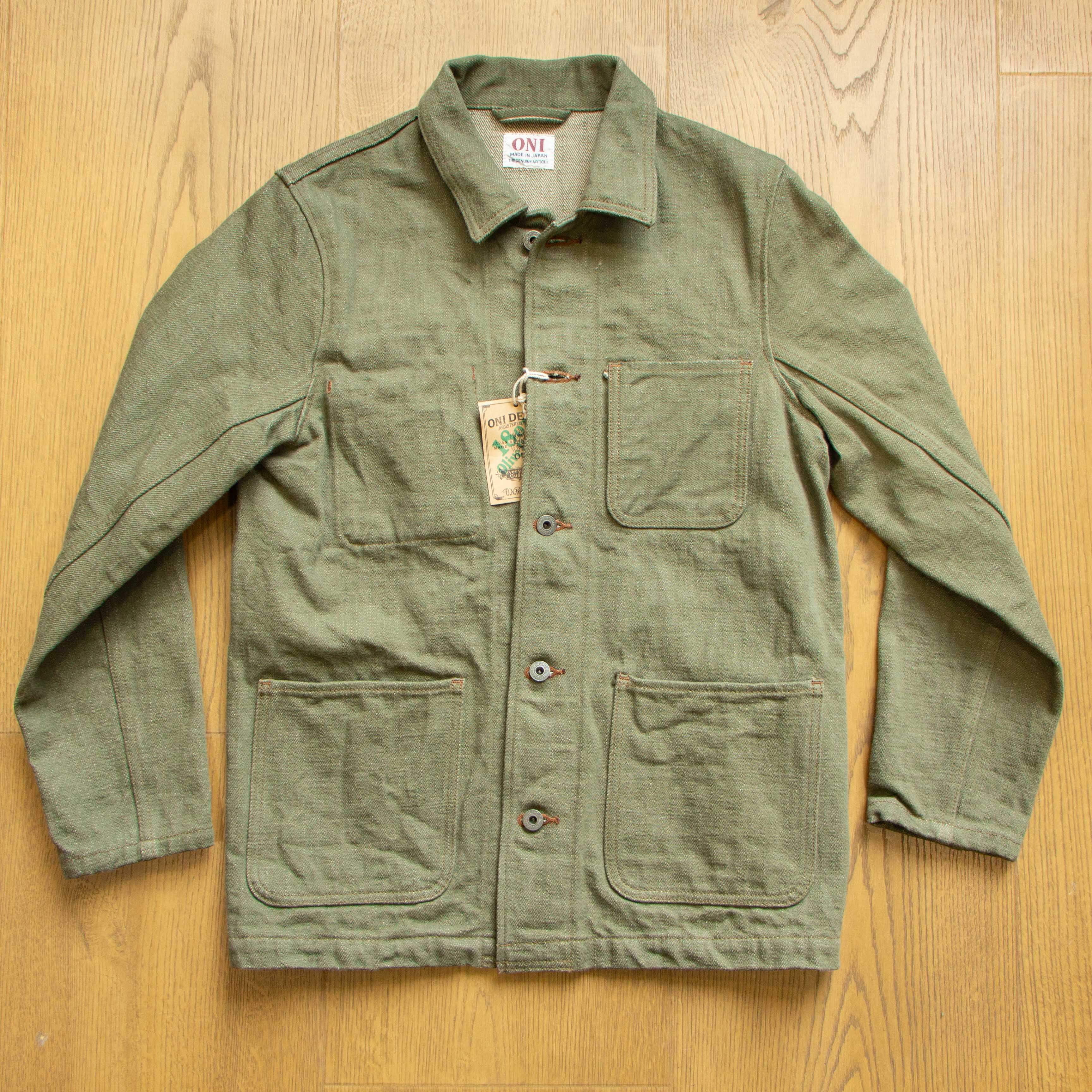 ONI DENIM】03502-OLD18 Olive Denim Coverall – Blue Beach Denim