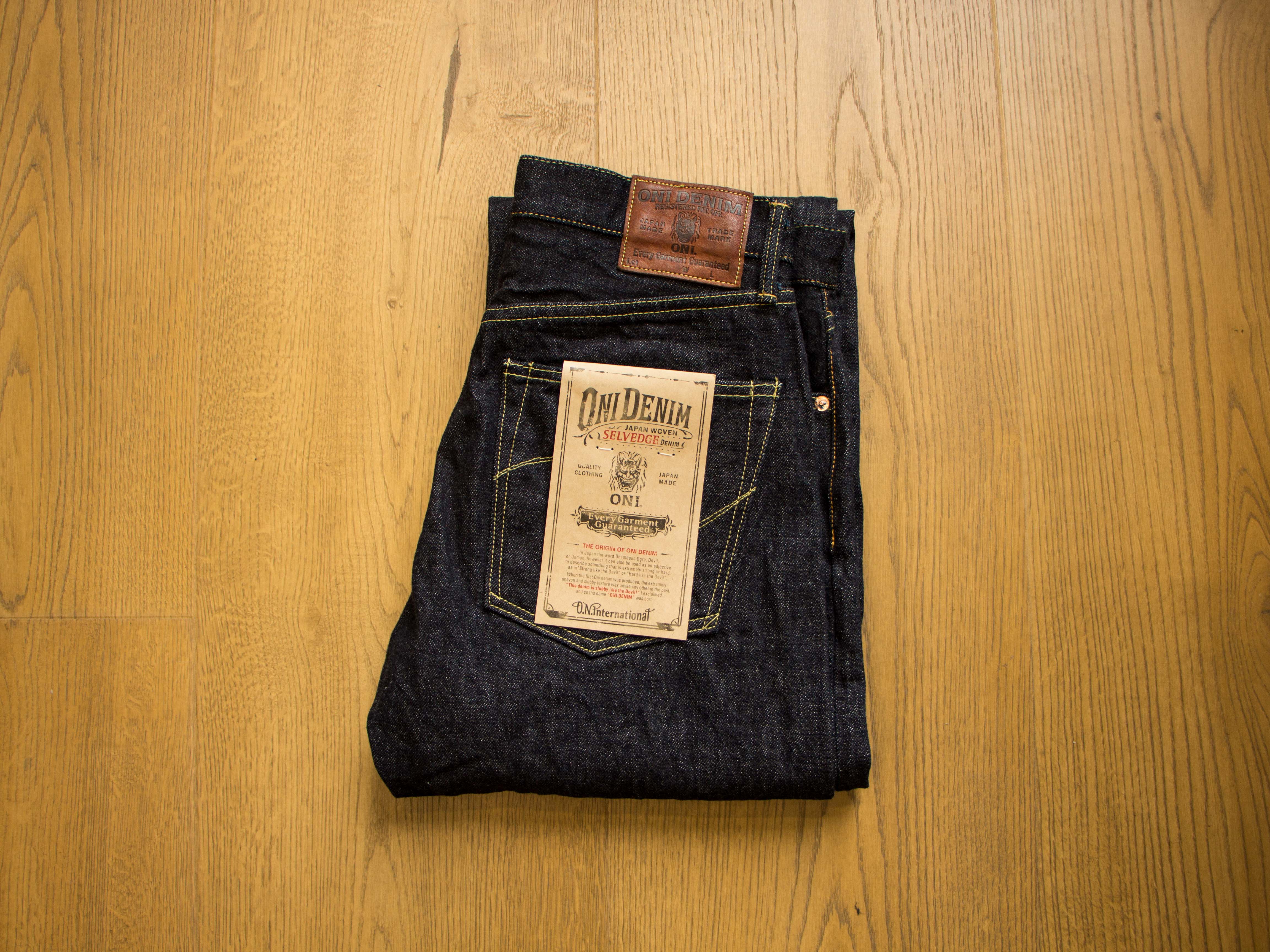 ONI DENIM】ONI-288 Low Tension 15oz Regular Straight Jeans – Blue