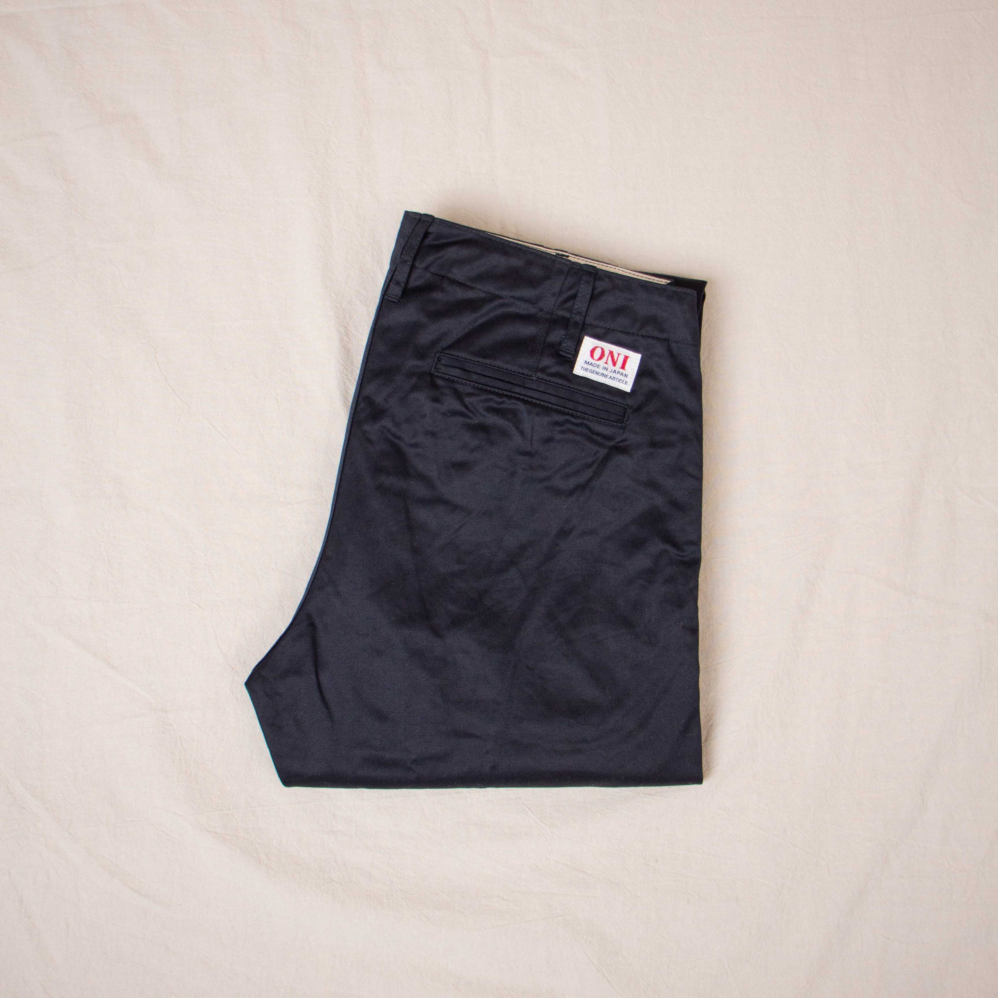 ONI DENIM】747-WP-NVY Mercerized West Point Chinos - Navy – Blue