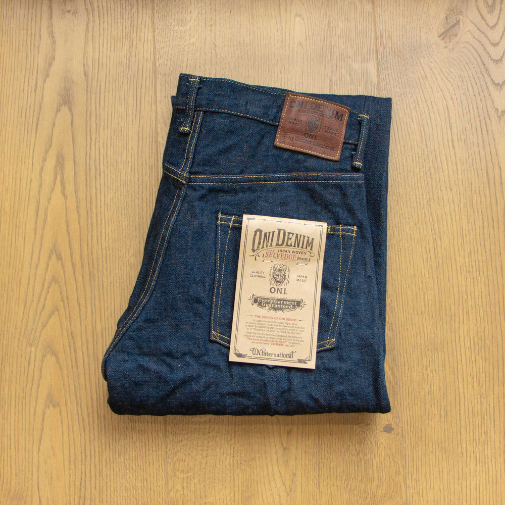 ONI DENIM 822ZR LBR Secret Denim Brown Weft jeans