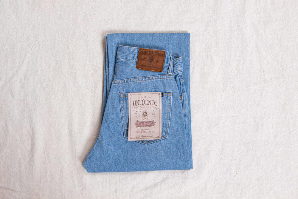 L720-12Z Bio Stone Bleach Ladies wide straight