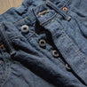 ONI DENIM 200 HCSV 8oz Selvedge Chambray Wide Straight Jeans 