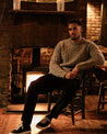 【Peregrine】Hudson Aran Sweater Steel 鋼鐵色阿蘭毛衣