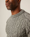 【Peregrine】Hudson Aran Sweater Steel 鋼鐵色阿蘭毛衣