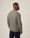 【Peregrine】Hudson Aran Sweater Steel 鋼鐵色阿蘭毛衣