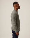 【Peregrine】Hudson Aran Sweater Steel 鋼鐵色阿蘭毛衣