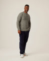 【Peregrine】Hudson Aran Sweater Steel 鋼鐵色阿蘭毛衣
