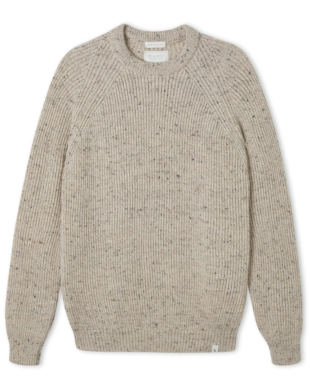 Peregrine Merino Wool Ford Crew Neck Sweater Oatmeal 