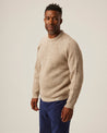 【Peregrine】Merino Wool Ford Crew Neck Sweater Oatmeal 燕麥色美麗諾圓領粗針毛衣