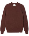 【Peregrine】Merino Wool Ford Crew Neck Sweater Shiraz 酒紅色美麗諾圓領粗針毛衣